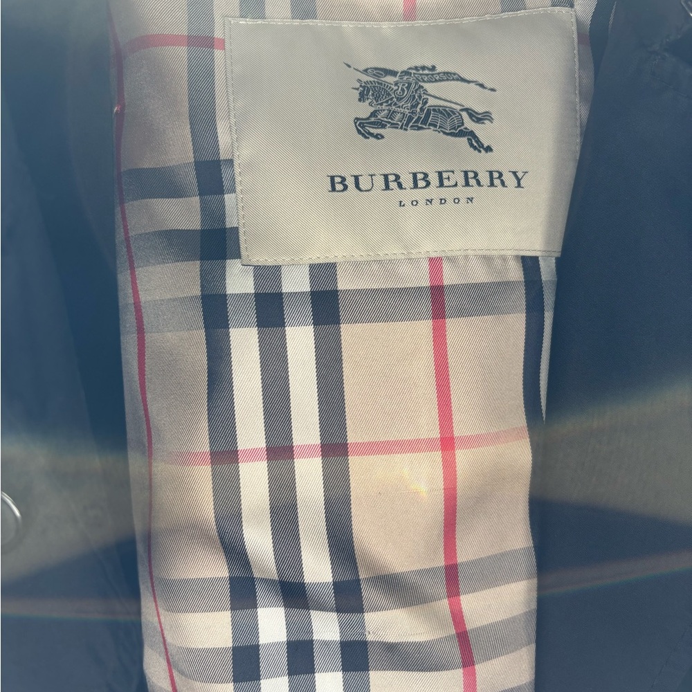 Burberry Checkered Pattern Coat - image 2